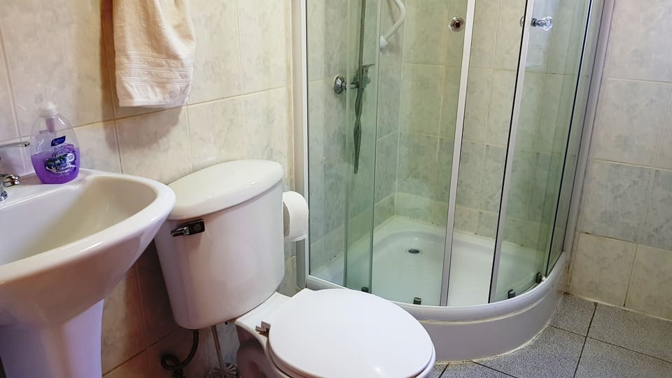 Habitación Estándar, Triple | Bathroom | Rainfall showerhead, free toiletries, hair dryer, towels