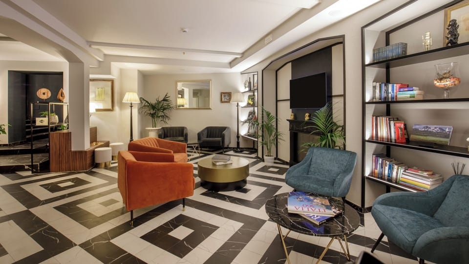 Lobby sitting area
