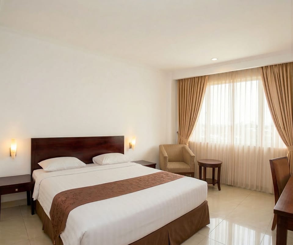 Deluxe Double Room | Bathroom | Free toiletries, slippers, towels, soap