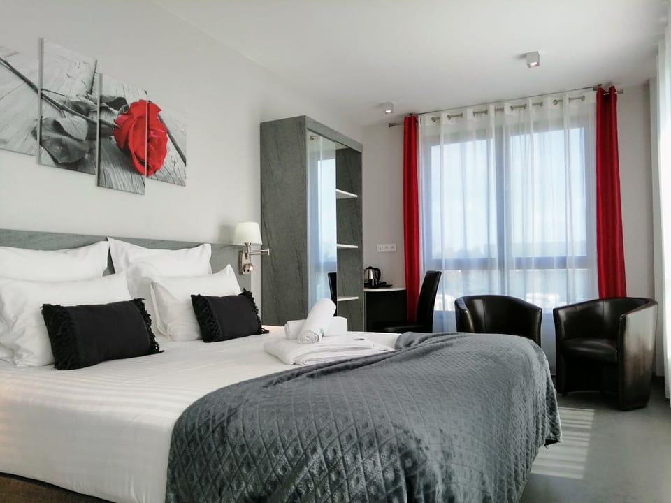 Superior Double Room | Premium bedding, desk, soundproofing, iron/ironing board