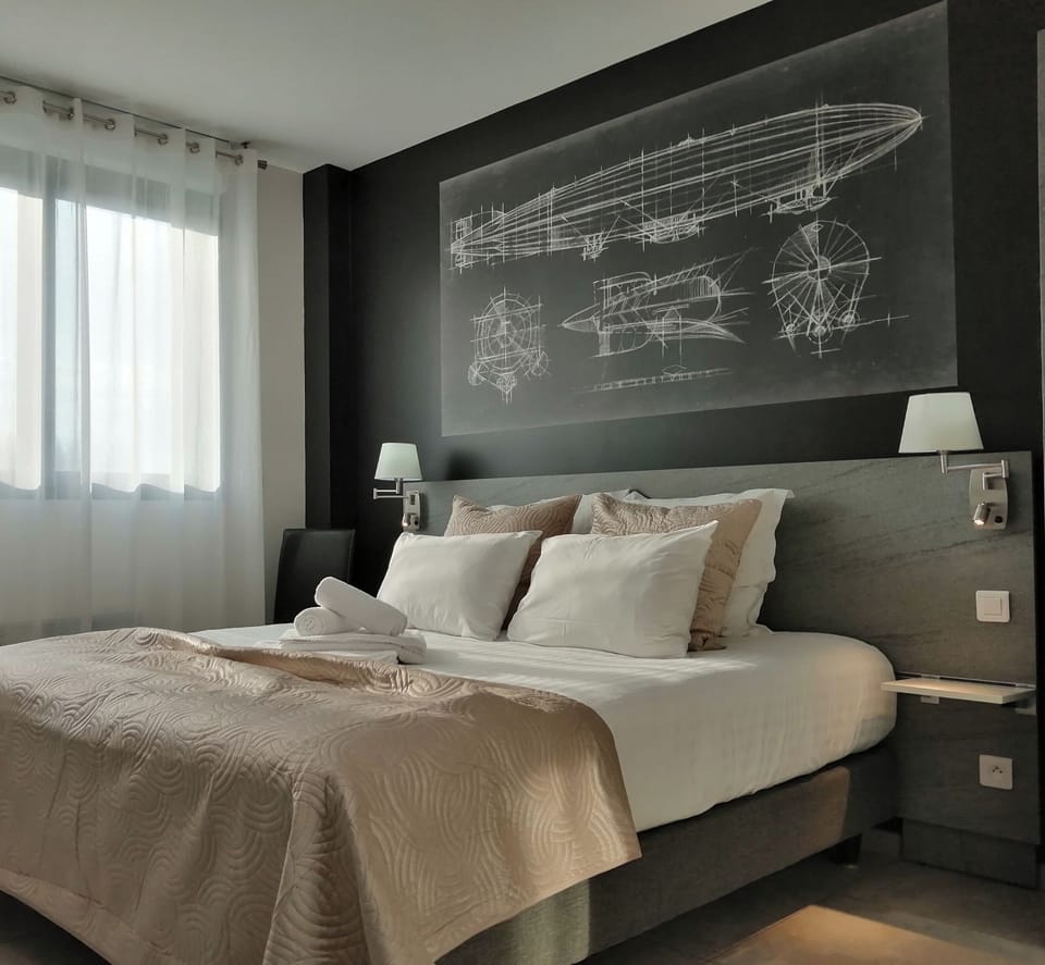 Double Room | Premium bedding, desk, soundproofing, iron/ironing board