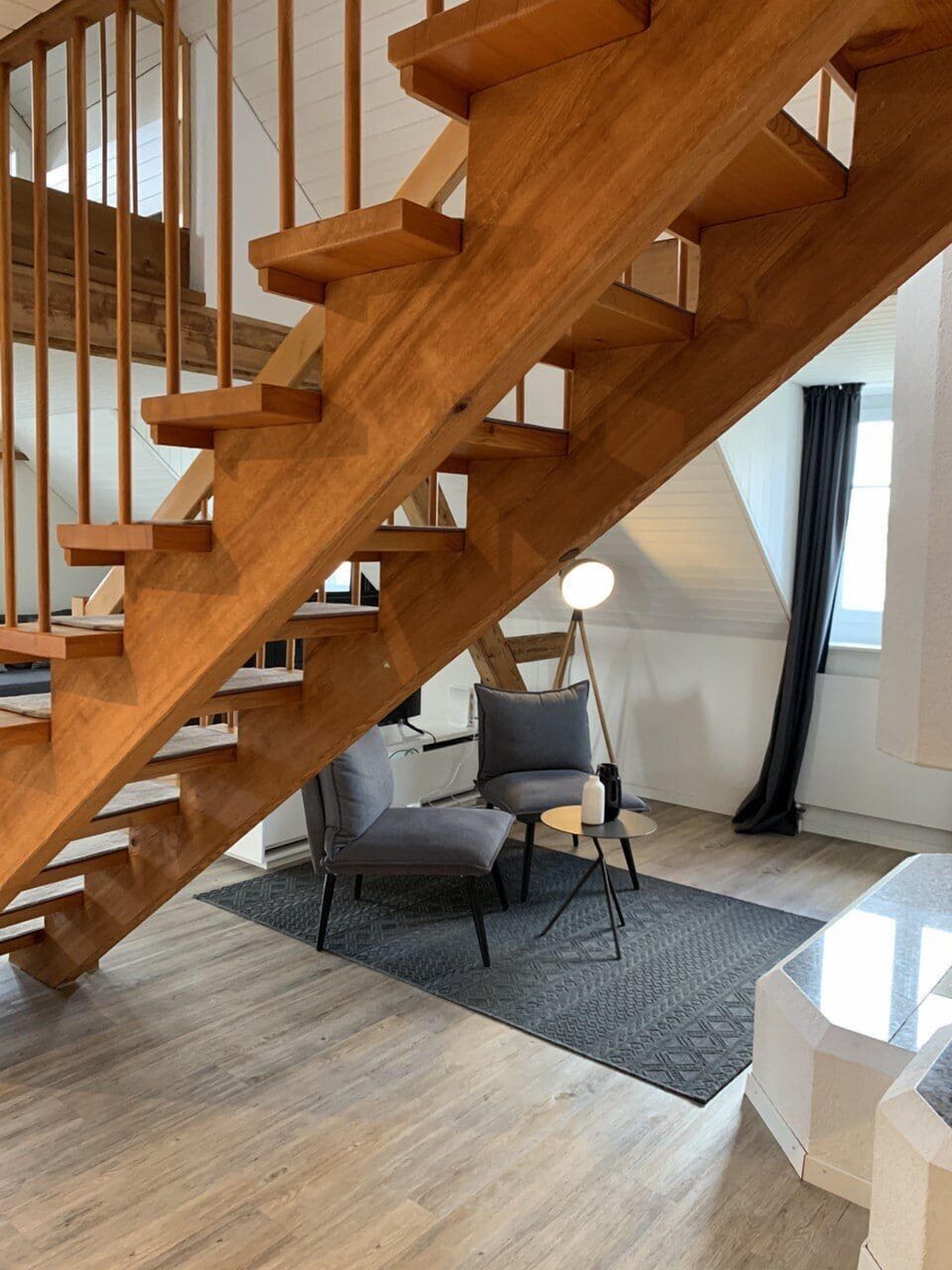 Apartment, 3 Bedrooms, River View | Living area | Flat-screen TV