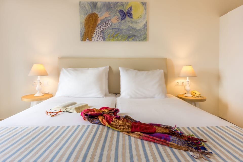 Superior Double or Twin Room, Garden View | Free minibar items, desk, soundproofing, iron/ironing board