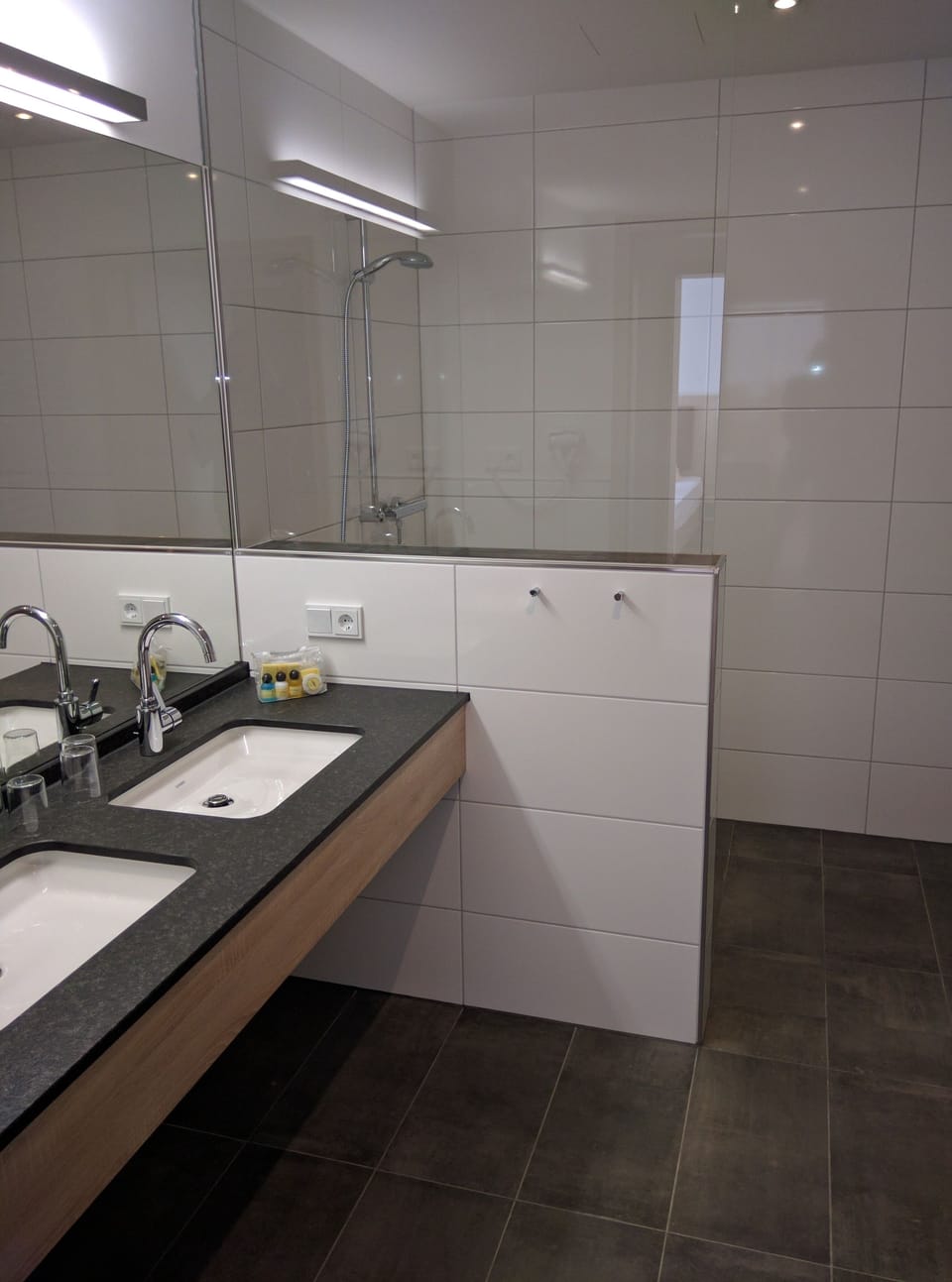 Suite | Bathroom | Shower, free toiletries, hair dryer, towels