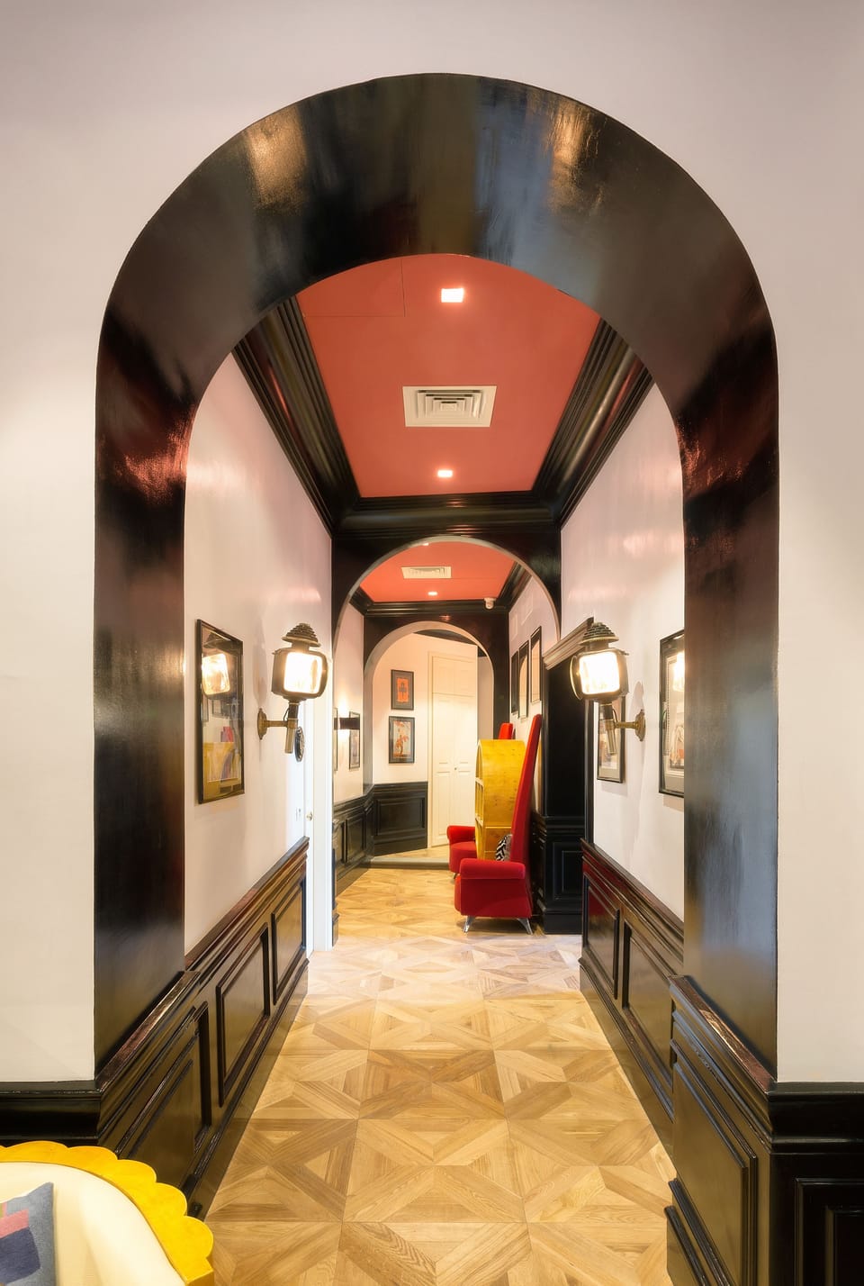 Interior entrance
