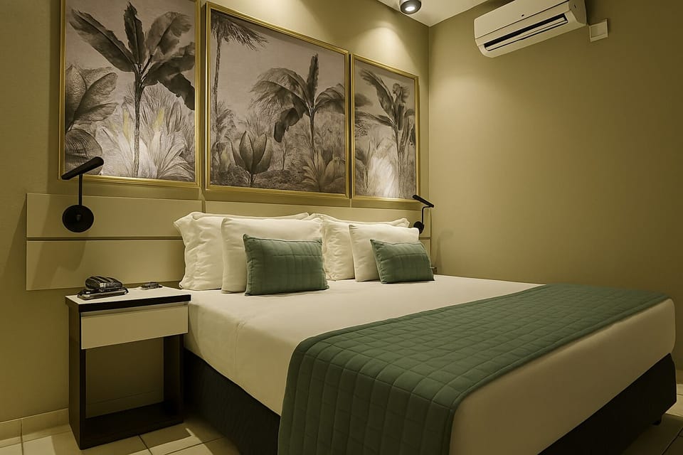 Standard Double Room, 1 Double Bed (Super) | Minibar, blackout drapes, iron/ironing board, free WiFi