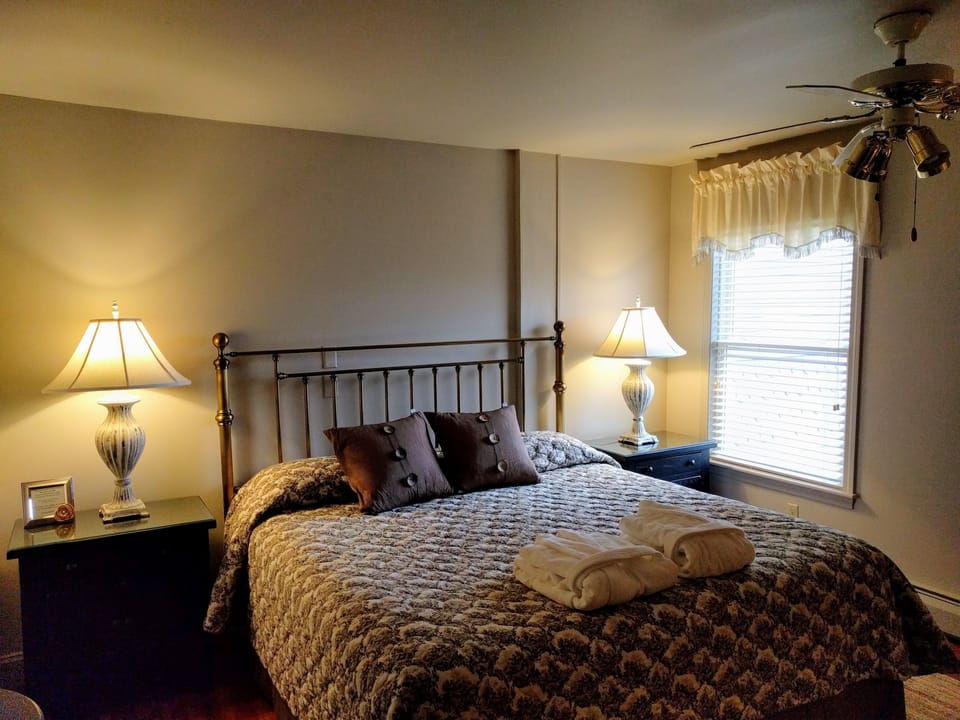 Room #2 Deluxe King Room | Iron/ironing board, free WiFi, bed sheets