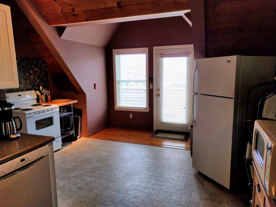 Shared fridge, microwave