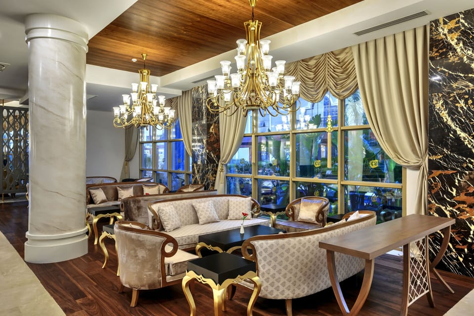 Lobby sitting area