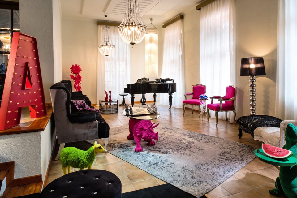 Lobby sitting area