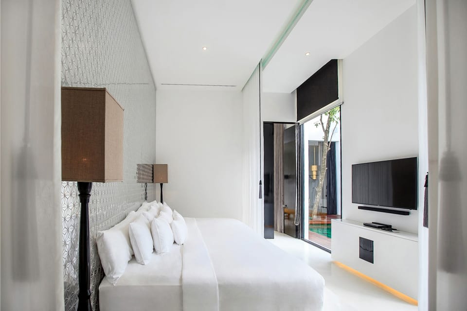 2 Bedroom Secret Pool Villa | Premium bedding, minibar (some free items), in-room safe, desk