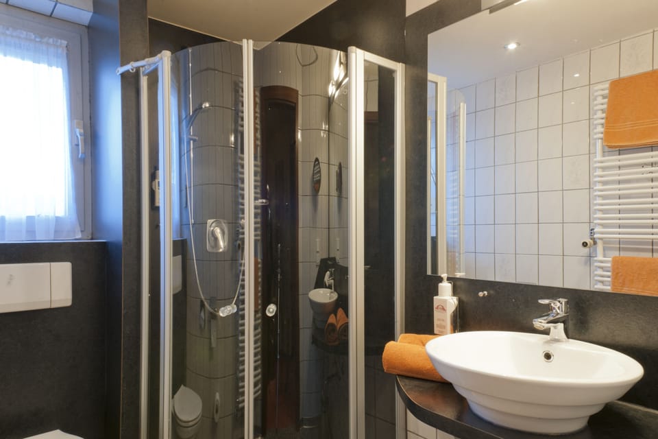 Hair dryer, towels