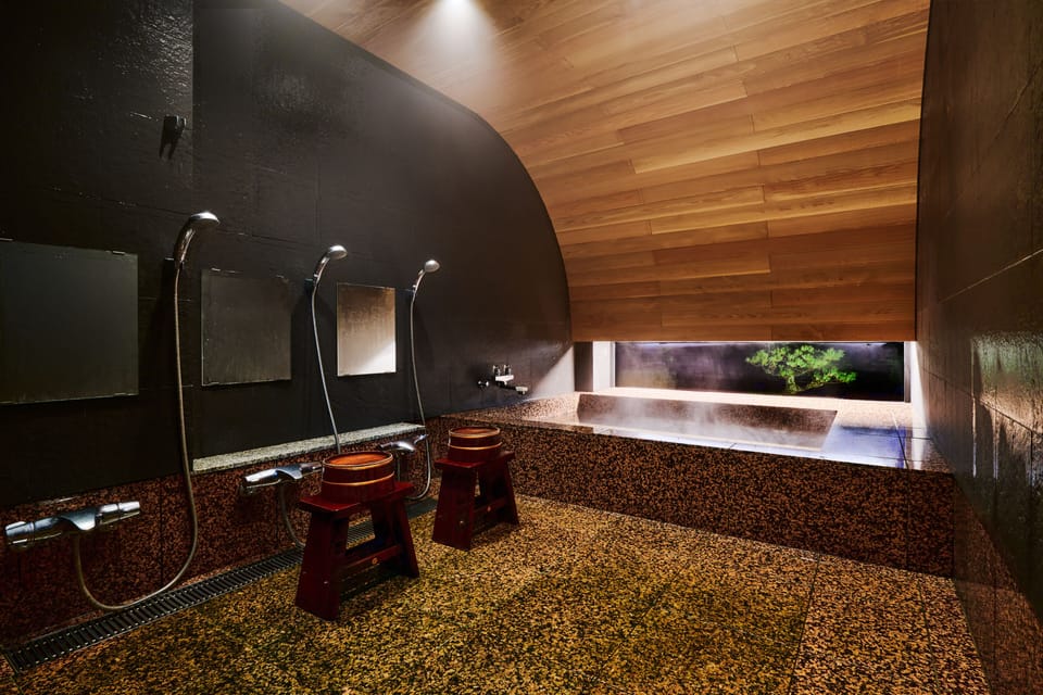 Eco-friendly toiletries, hair dryer, slippers, towels