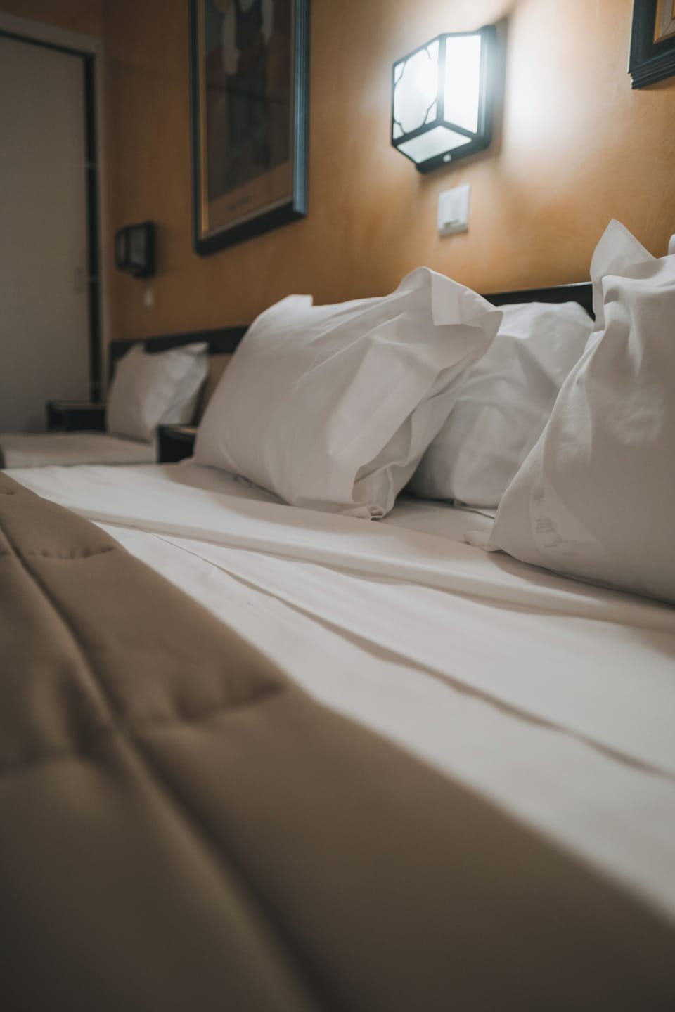 Laptop workspace, free WiFi, bed sheets, wheelchair access