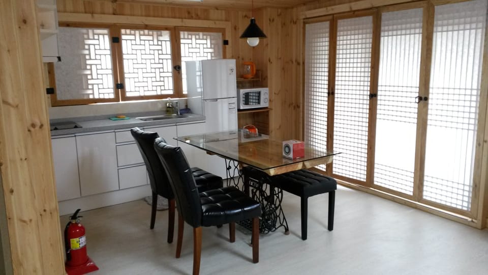 Studio | Private kitchen | Full-size fridge, microwave, stovetop, coffee/tea maker