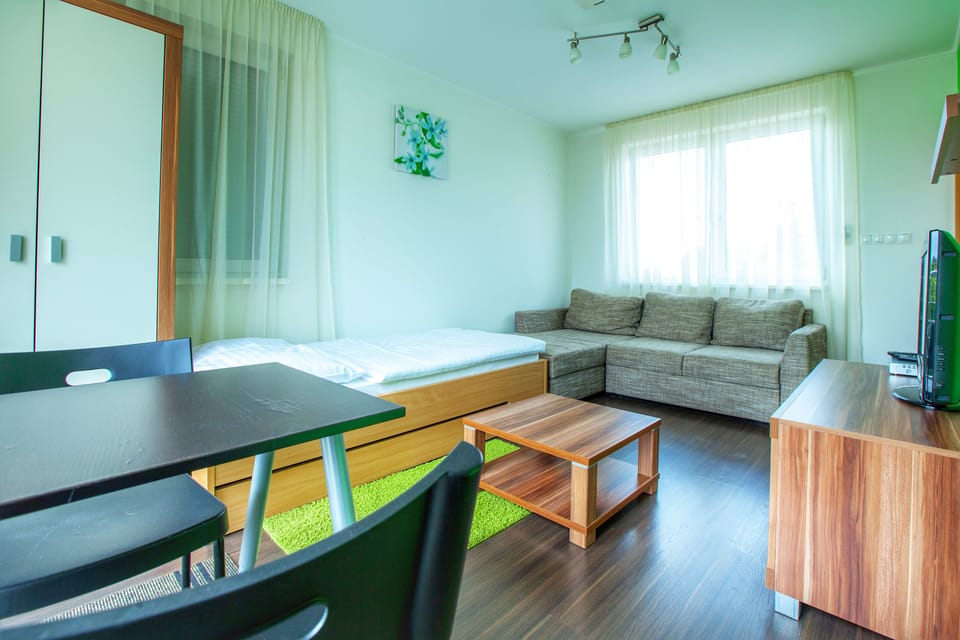 Apartment | Premium bedding, in-room safe, desk, soundproofing