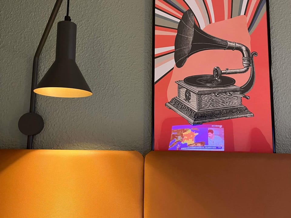 Desk, laptop workspace, blackout drapes, soundproofing