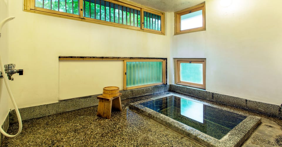 Japanese Room with Private Hot Spring Bath, Yuri | Bathroom | Free toiletries, hair dryer, slippers, towels