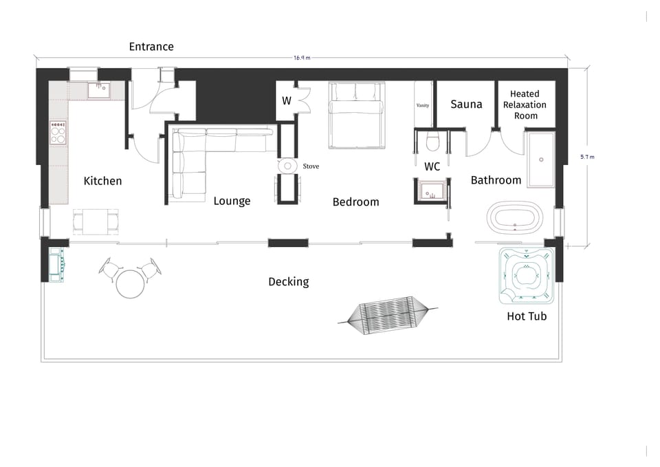 Premium Suite, 1 King Bed, Hot Tub | 1 bedroom, Egyptian cotton sheets, premium bedding