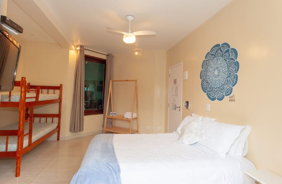 Comfort Quadruple Room, 1 Bedroom, Ensuite, Garden Area | Premium bedding, minibar, blackout drapes, soundproofing