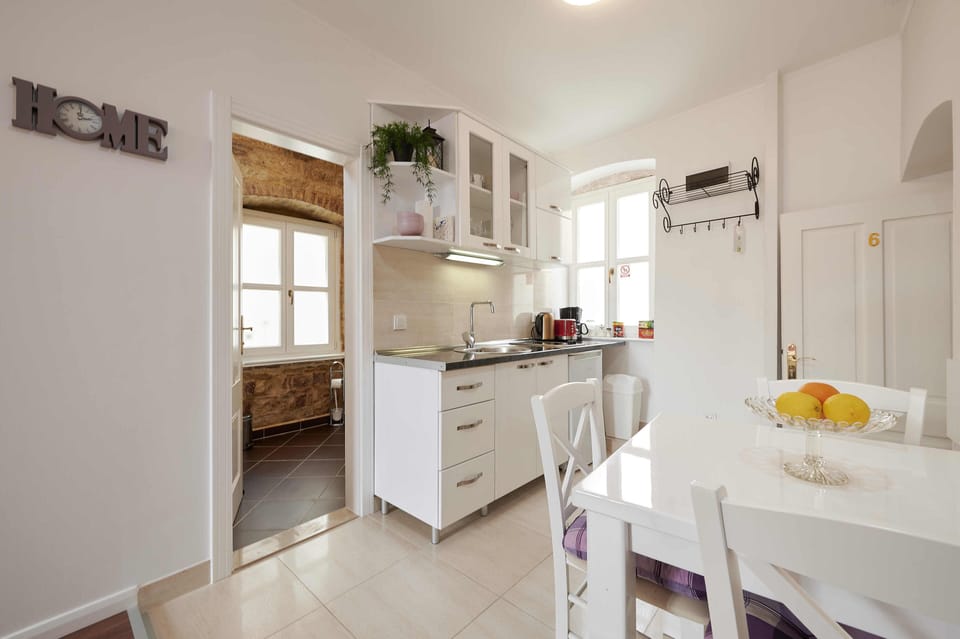 Deluxe Studio, City View | Private kitchen | Fridge, coffee/tea maker, electric kettle