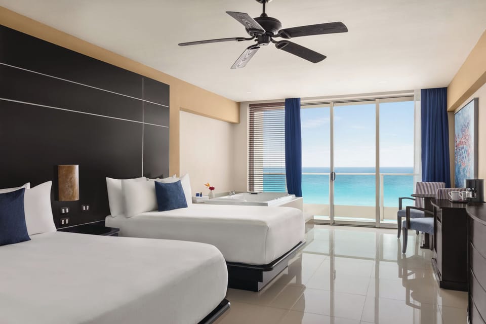 Free minibar, in-room safe, blackout drapes, iron/ironing board