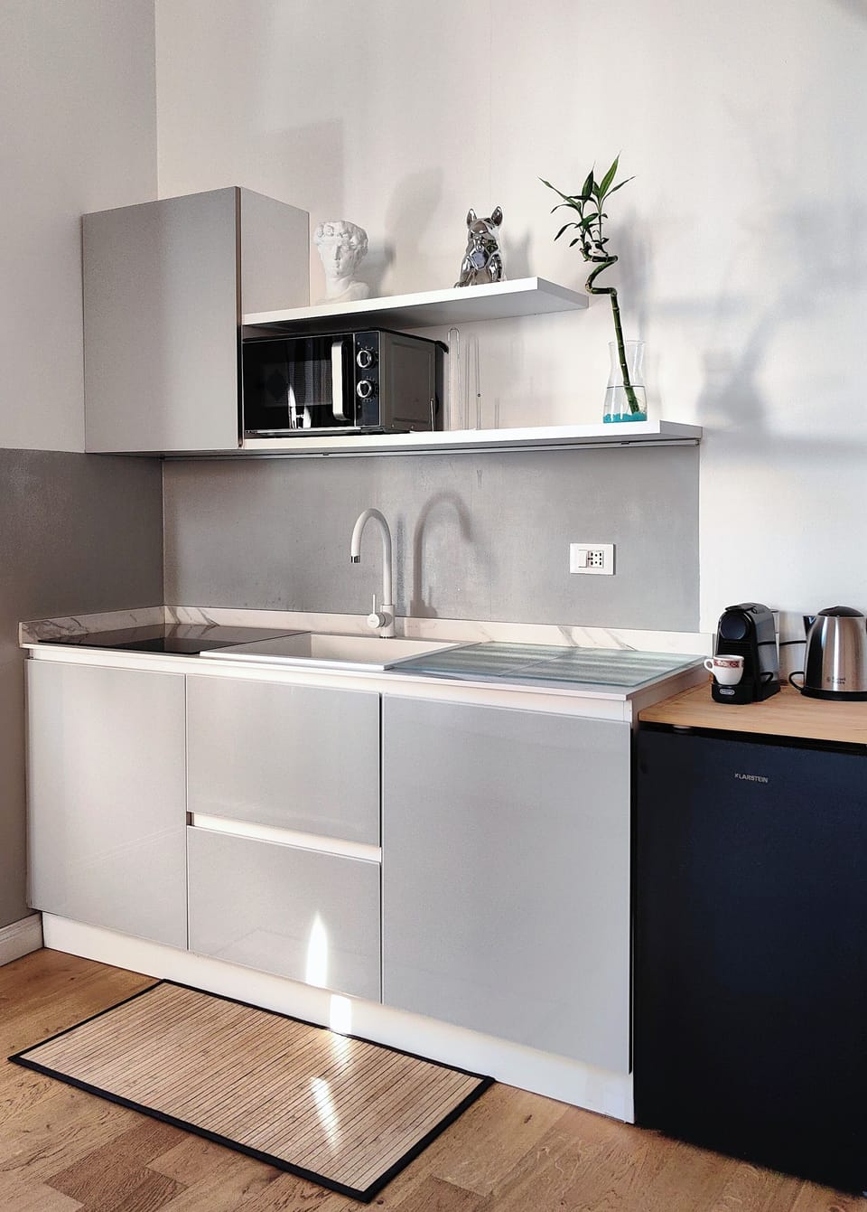 Premier Apartment | Private kitchen | Coffee/tea maker, electric kettle