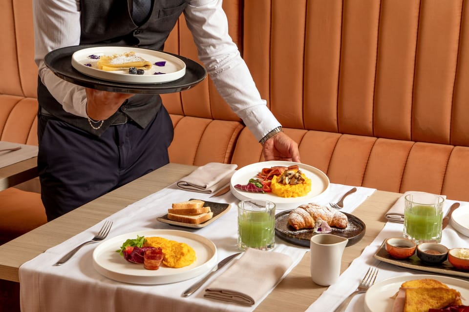 Daily cooked-to-order breakfast for a fee