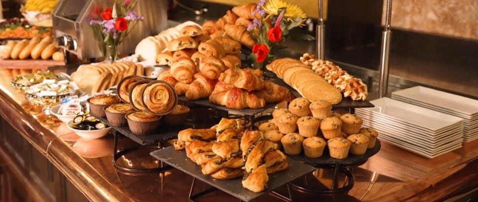 Daily buffet breakfast for a fee