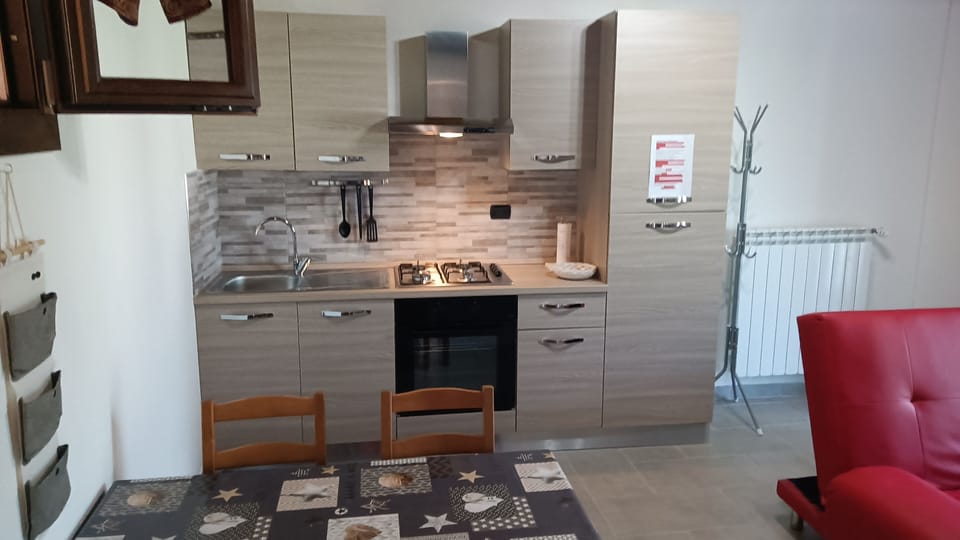 Apartment, 1 Bedroom | Private kitchen | Oven, coffee/tea maker, electric kettle, kitchen islands