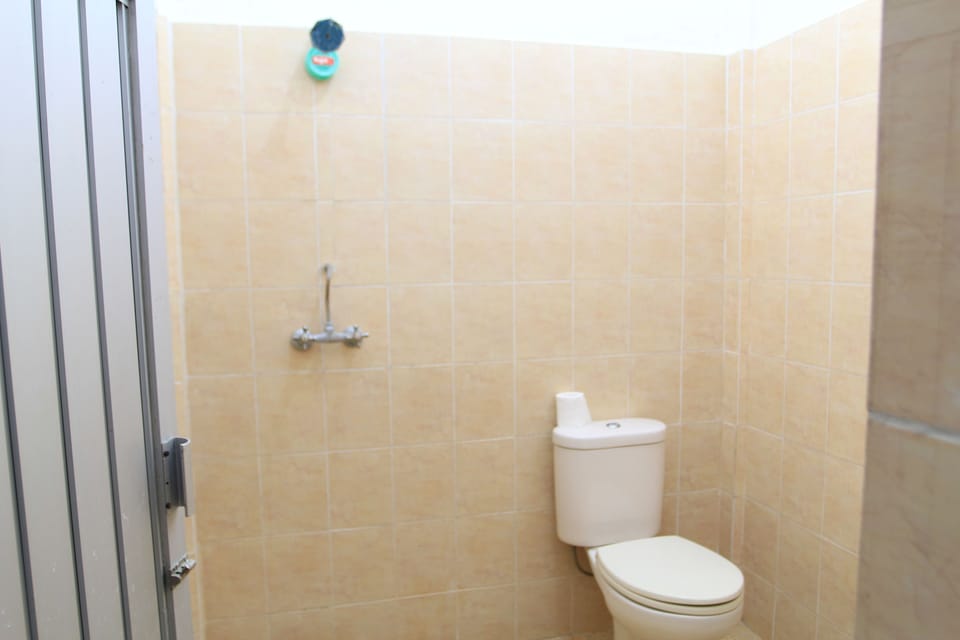 Shower, free toiletries, towels