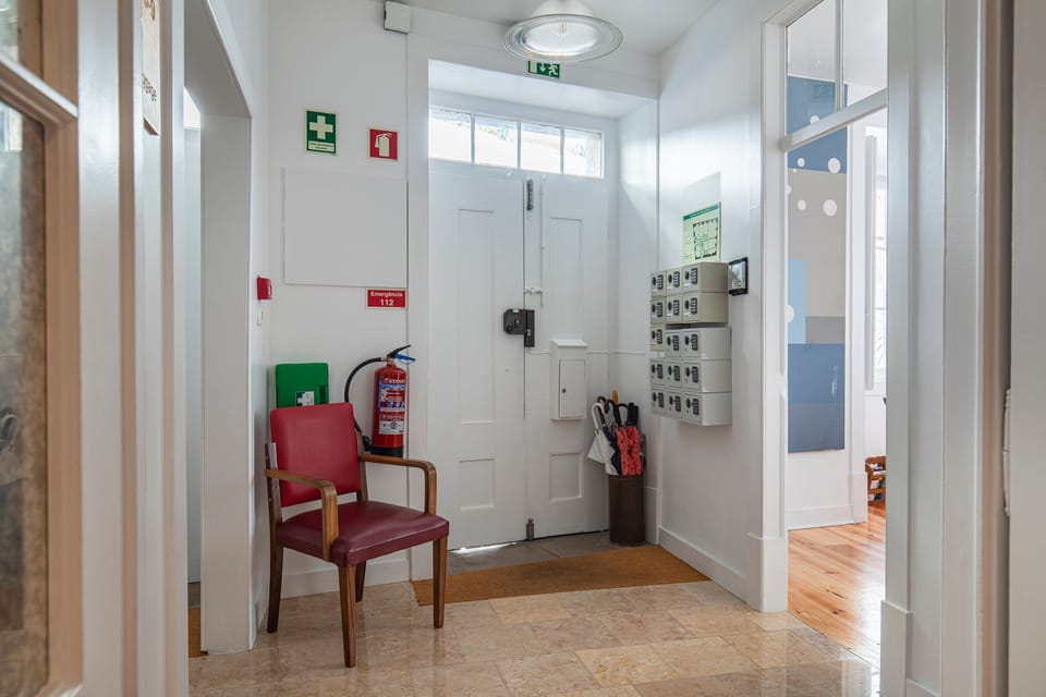 Interior entrance