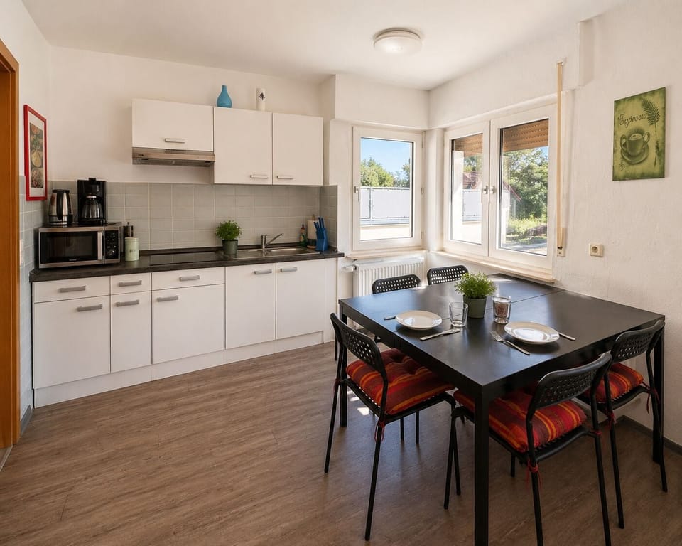 Classic Apartment, 3 Bedrooms, Balcony, Park View | Private kitchen | Fridge, microwave, stovetop, coffee/tea maker