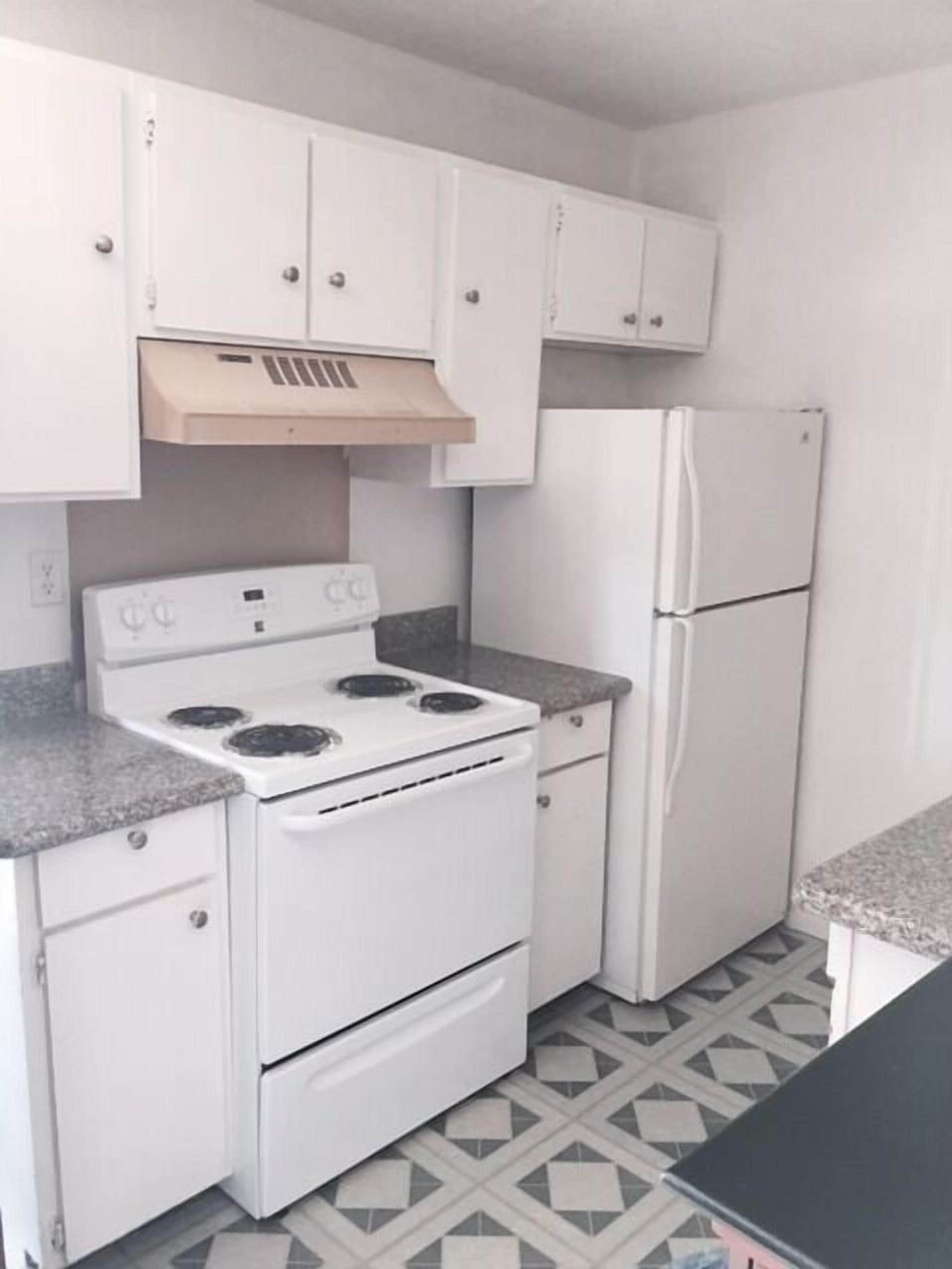 Double Queen Room | Private kitchen | Full-size fridge, microwave, oven, stovetop