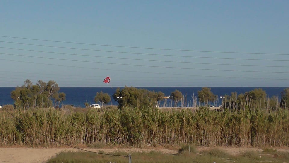 Beach nearby, black sand