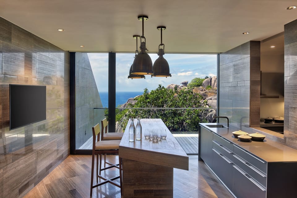 Four Bedroom Residence | Private kitchen | Fridge, coffee/tea maker, electric kettle