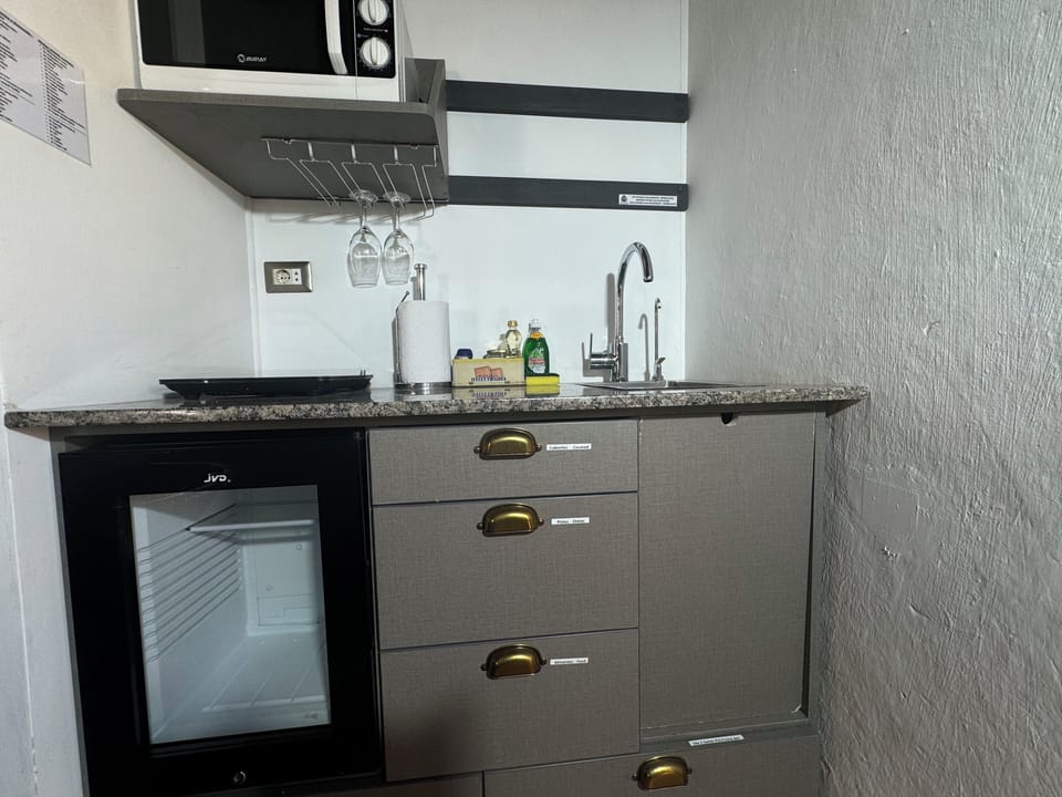 Design Room, Multiple Beds, Kitchenette, Mountain View | Private kitchenette | Electric kettle, griddle, paper towels