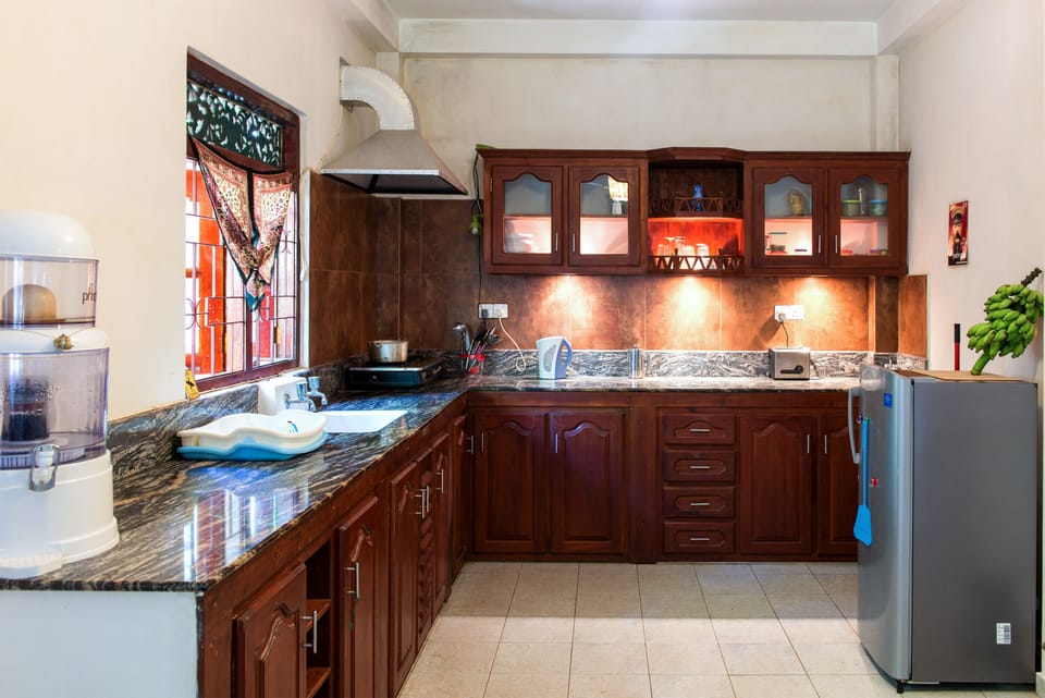 Oven, stovetop, electric kettle