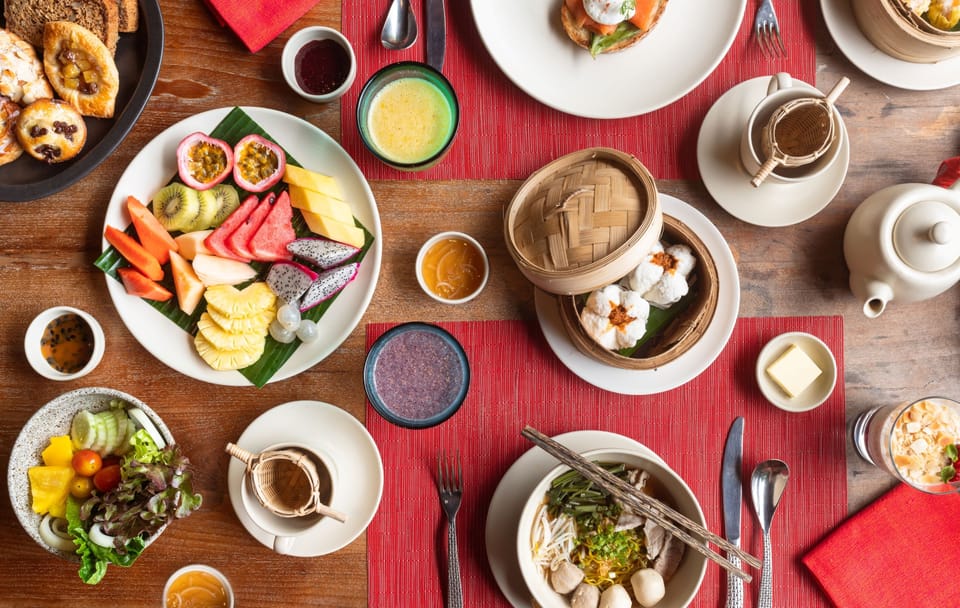 Daily buffet breakfast for a fee