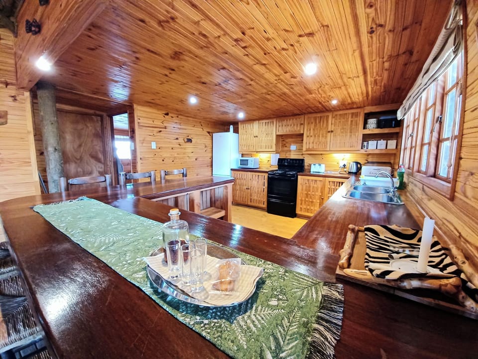 Family Tree House, 3 Bedrooms (Tree Lodge) | Private kitchen | Microwave, electric kettle, cookware/dishes/utensils