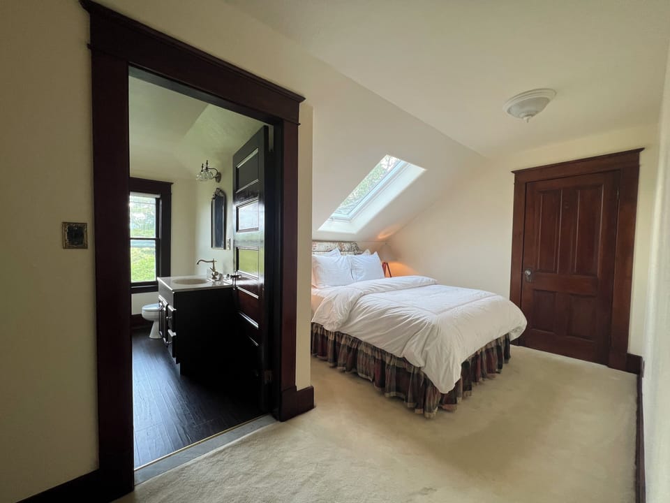 Premium bedding, down comforters, individually decorated