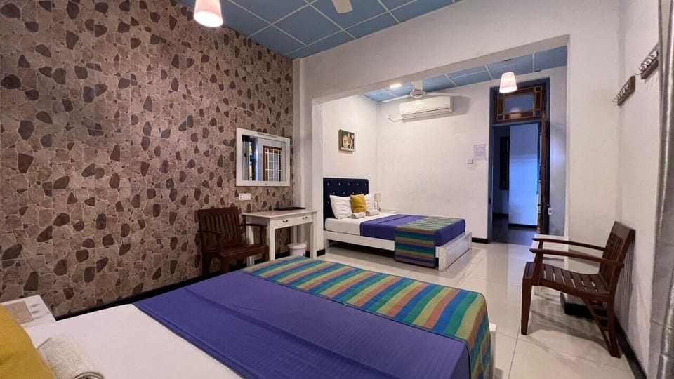 Premium Quadruple Room, 2 Double Beds | Premium bedding, in-room safe, desk, iron/ironing board