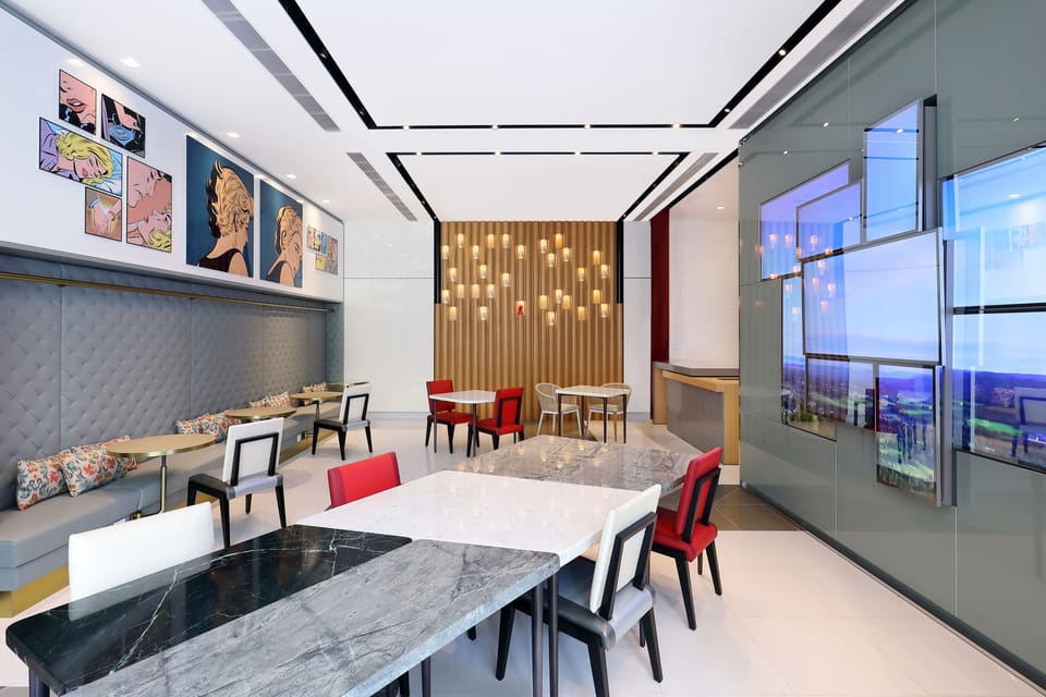 Lobby sitting area