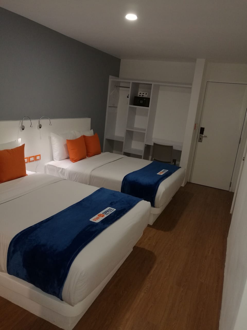 Family Room, 2 Double Beds | In-room safe, desk, laptop workspace, free WiFi