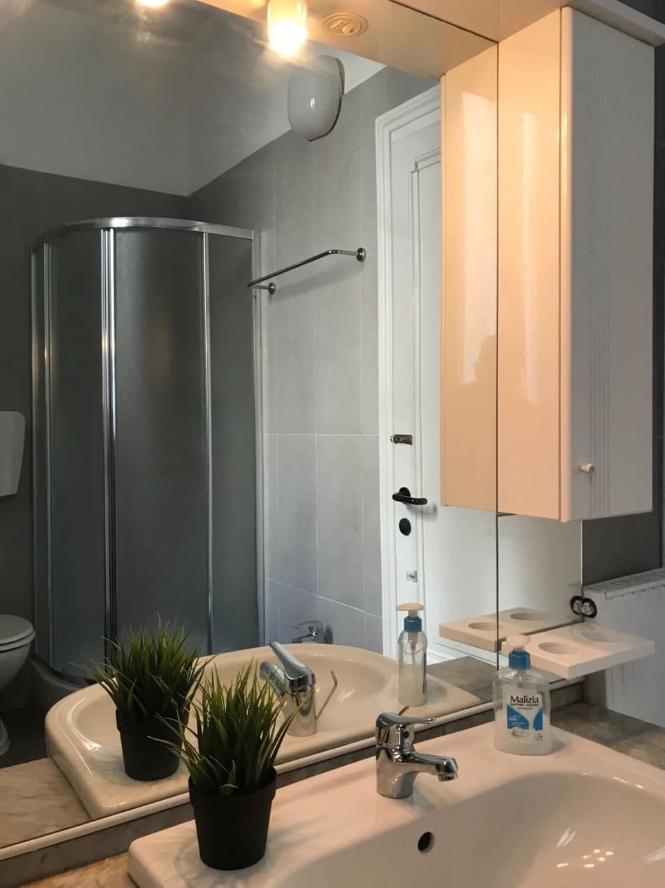 Shower, free toiletries, hair dryer, bidet
