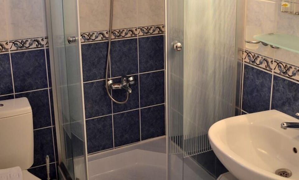 Standard Room | Bathroom | Shower, hair dryer, towels