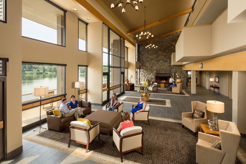 Lobby sitting area