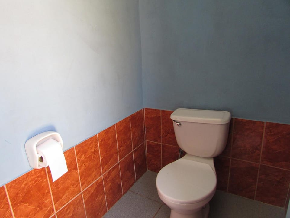 Shower, free toiletries