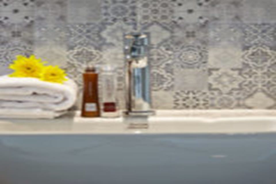 Shower, free toiletries, hair dryer, bathrobes