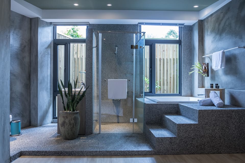 Comfort Double Room, Bathtub, Ground Floor | View from room